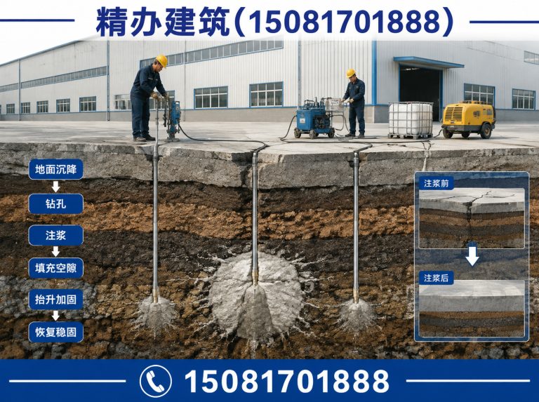 永年区基础下沉注浆顶升展示图